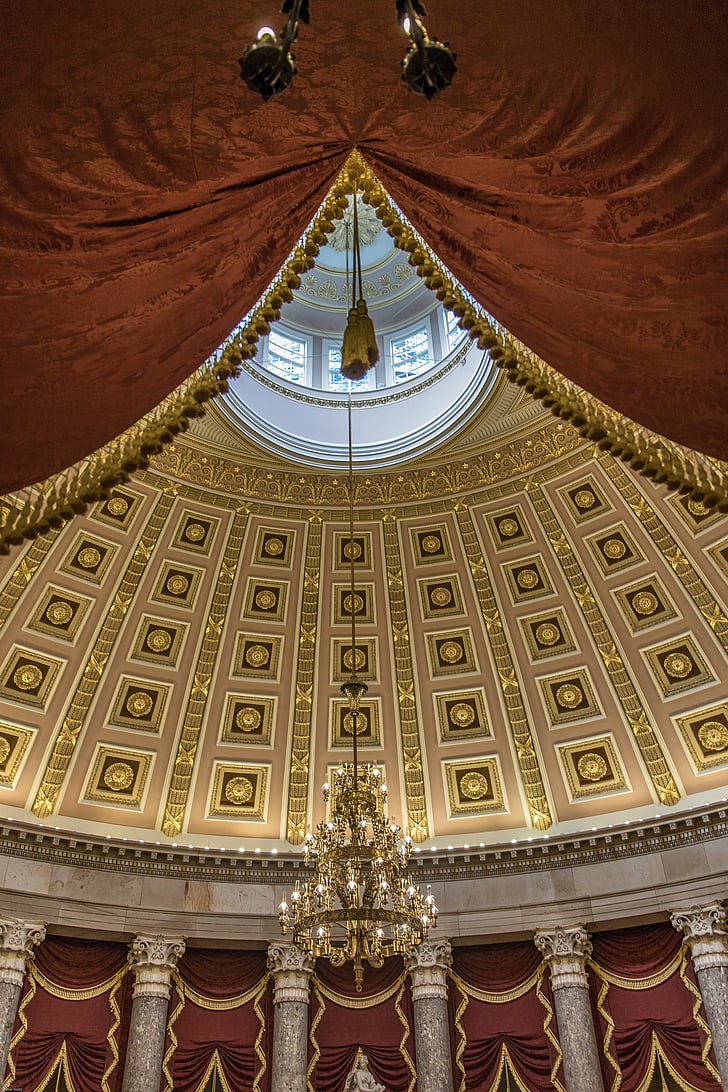 USA, Washington, Capitol, Washington dc, platser av intresse, Kapitolium, insidan