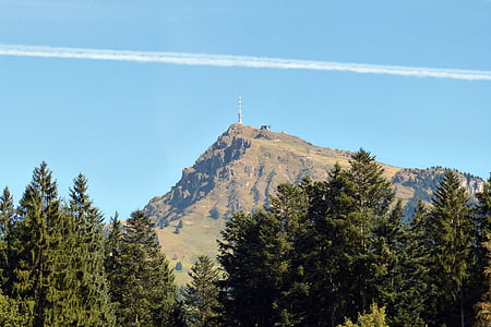 Kitzbüheler horn, mäe tipp, ülekande torni, Tyrol, mägi, Matkamine, mäed