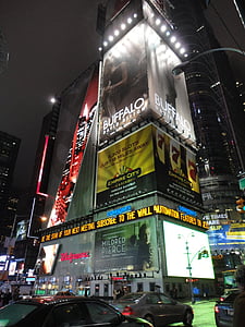 Times square, nuit, New york