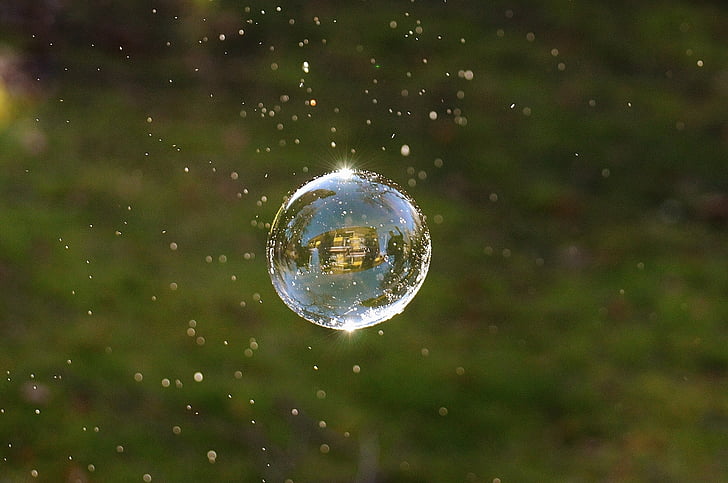 мильні бульбашки, барвистий, кулі, мильною водою, зробити мильних бульбашок, Float, дзеркальне відображення
