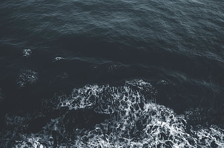 kroppen, vatten, Ocean, havet, vågor, inga människor, naturen