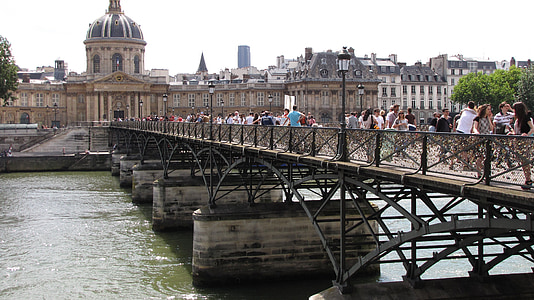 most, Pariz, lokot, Pont des arts, ljubav