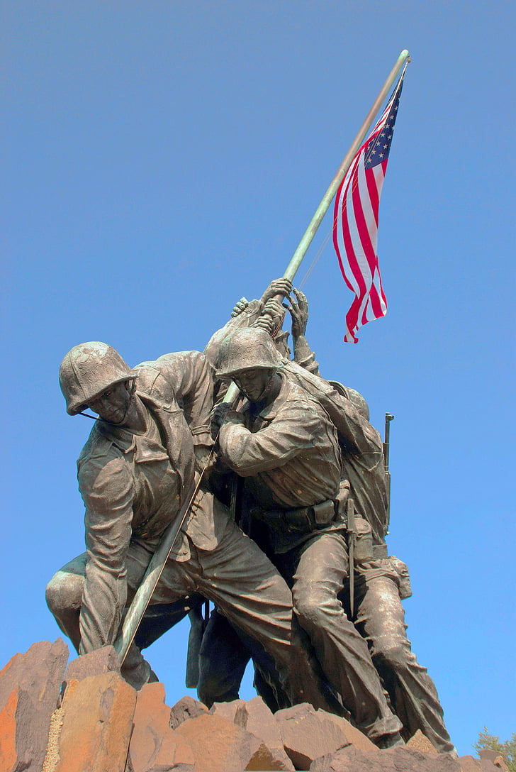 Države, Washington, Iwo Jime, spomenik, vojnik, Arlington