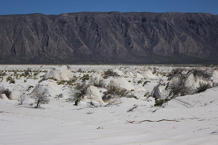 Sand, valkoinen, White desert
