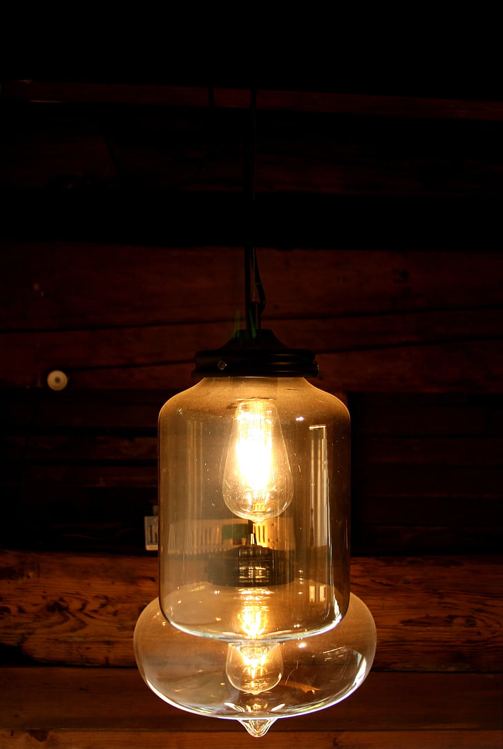 โคมไฟ, แสง, ในมืด, ไฟ, โคมไฟฟ้า, อุปกรณ์แสงสว่าง, เทียน