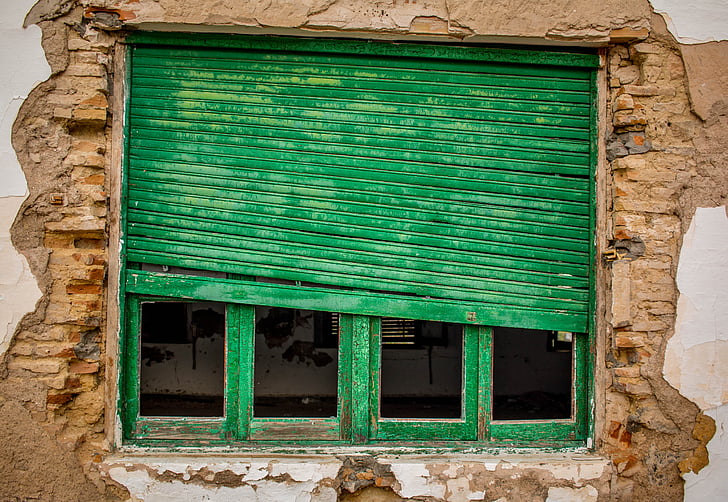 window, abandoned houses, architecture, facade, abandonment, houses, old building
