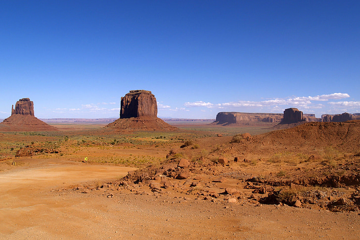 monument valley, Utah, USA, ørkenen, rød stein, natur, turistattraksjon