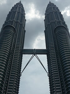 香港吉隆坡, 马来西亚, 马来西亚国家石油公司, 建筑, 双子塔, 摩天大楼, 塔