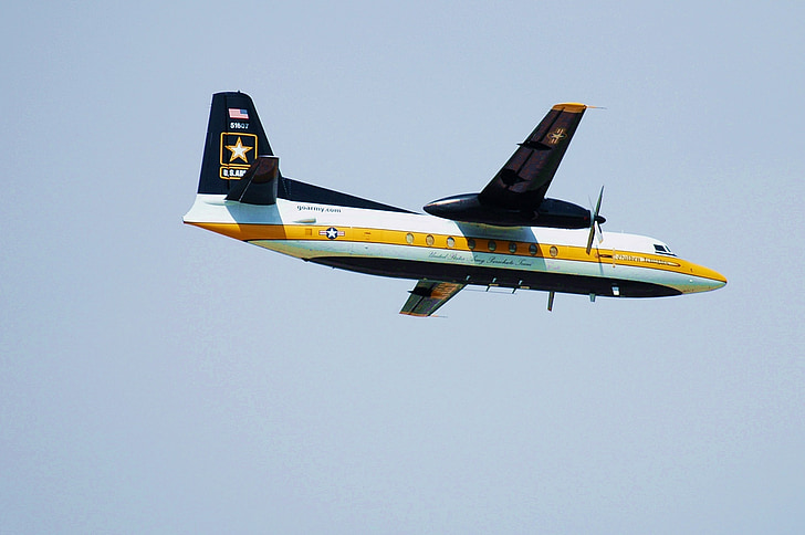 aerial, transportation, c-31a troopership, golden knights, us army, sky, transport