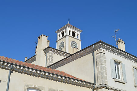 Ardèche, Torre, edificio, arquitectura, Patrimonio, Francia, Iglesia