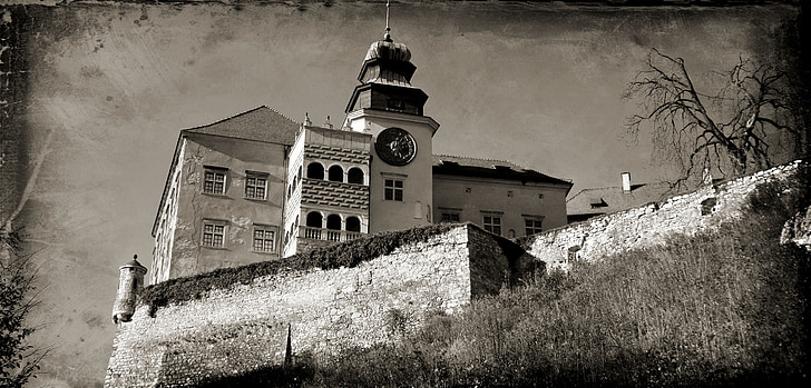 Castelul, Pieskowa skała castle, Polonia, Muzeul, Monumentul, arhitectura