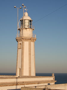 Lighthouse, Španielsko, budova, Javea, Domov, more, Cliff