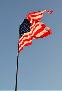 USA, Amerika, Old glory, flagga, amerikansk, symbol, självständighet