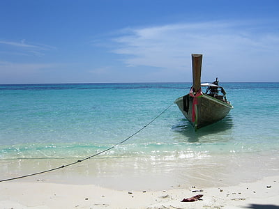 fishing boat, boot, ocean, beach, sea, asia, nautical Vessel