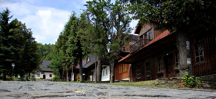 lanckorona, Полша, Хижа, дърво, Паметник, архитектура, горното строене на коловоза