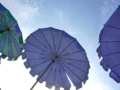 parasol, beach, sunny, summer, travel, umbrella, ocean