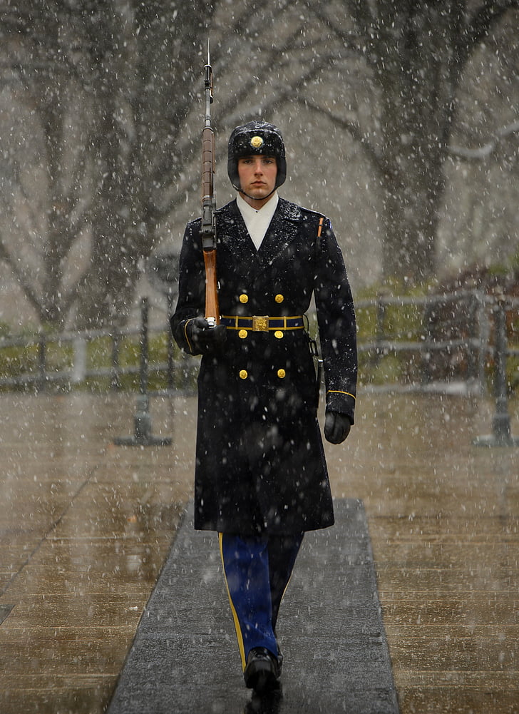 sentinel, tomb of unknown soldier, guard, government photo, credit sgt, jose a, torres jr