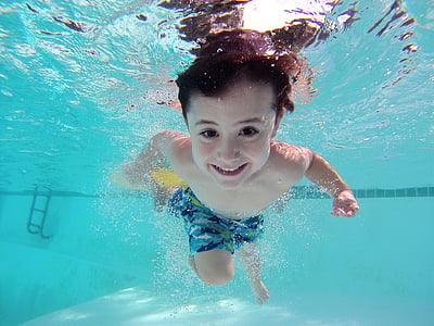 kid, swim, pool, underwater, swimming Pool, swimming, child