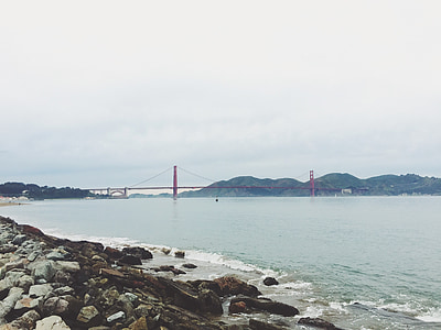 kuulus, peatamine, Bridge, kuldne, Gate, San, Francisco