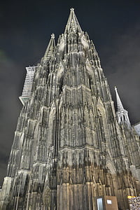Nhà thờ Cologne cathedral, Dom, Cologne, HDR, Nhà thờ, Nhà thờ, kiến trúc