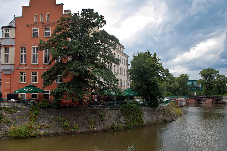 Wroclaw, hoặc, Odra, Ba Lan, Silesia, Wrocław, sông