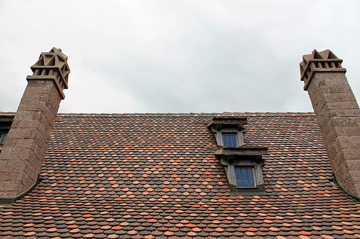 roof, castle, europe, travel, architecture, old, building