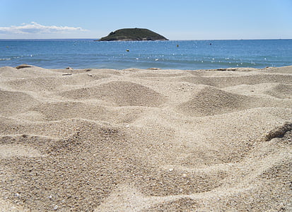 mer, sable, Palma, plage, vacances, eau, vue