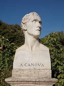 skulptur, kunst, Roma, ansikt, gamle, Canova, historiske