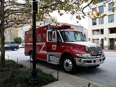 BFD, Baltimore, Yangın, Ambulans, tıbbi, Acil durum, Şehir