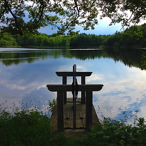 nature, Lac, eau, vue, Sky, Danemark, le broyeur à marteaux