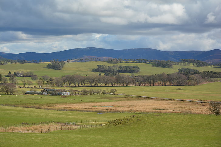 Escócia, natureza, paisagem, escocês, Reino Unido, verde, montanha