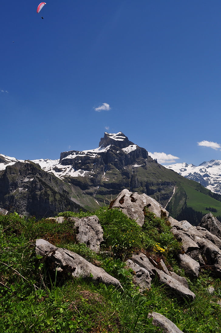 Summit, Švajčiarsko, Alpine, hory, Zobrazenie, Švajčiarske Alpy, vrch