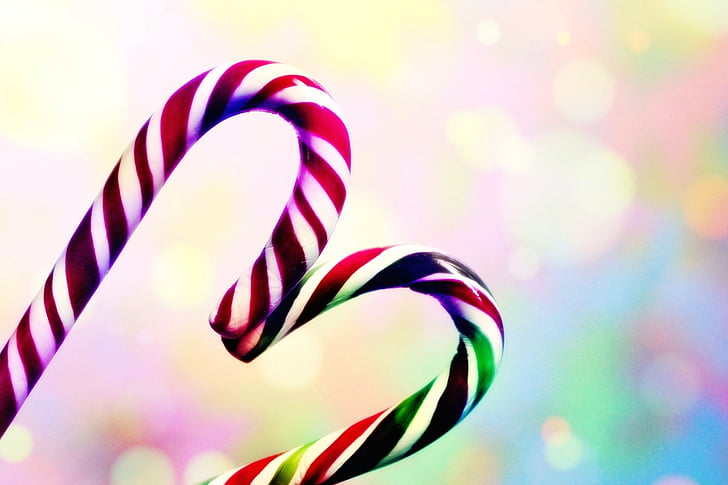 candy cane, sweetness, sweet, sugar, christmas, treat, confectionery