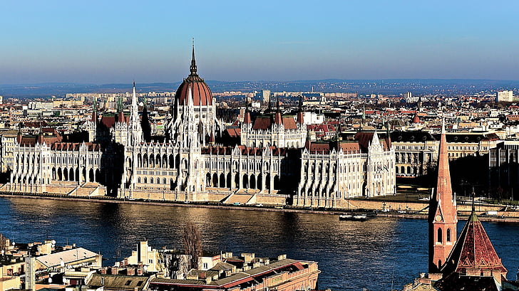 Madžarska, potovanja, Parlament, Budimpešta, arhitektura