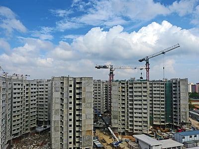 construction, Crane, construction de bâtiments, architecture, bâtiment, équipement lourd, Metal