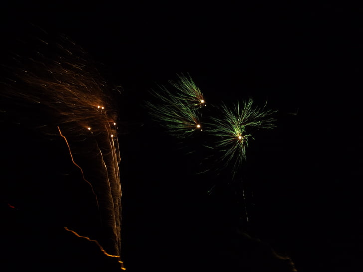 Sylvester, fogos de artifício, 2013, ano, dia de ano novo, véspera de ano novo
