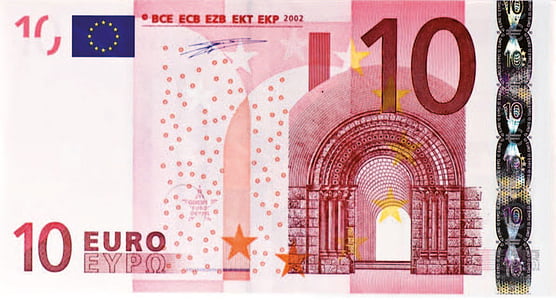 dollar bill, 10 euro, penge, pengeseddel, valuta, finansiering, papir valuta