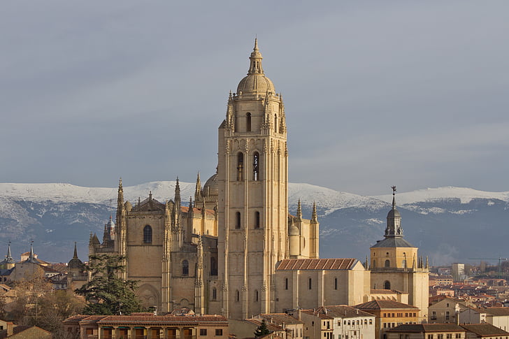 Catedral, Segovia, Patrimonio, Iglesia, arquitectura, lugar famoso, Torre