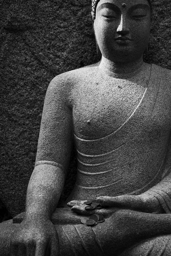 Buddha, buddhisme, sten buddha