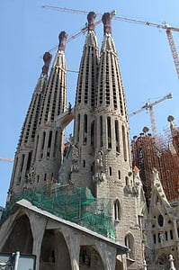 Barcelona, Sagrada de familia, kostol
