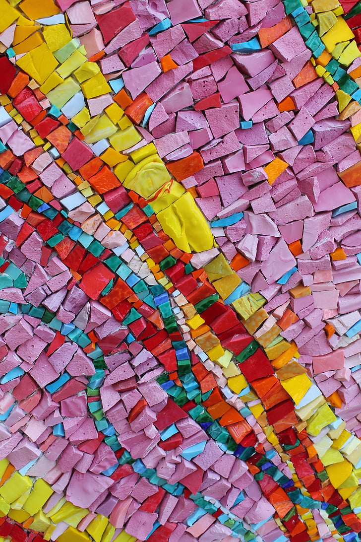 mosaico de, Color, tonos