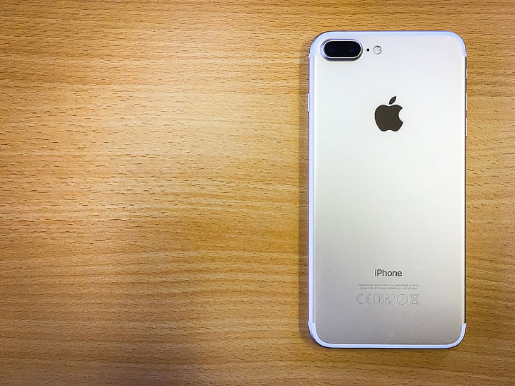iPhone, iPhone 7, iPhone 7 plius, obuolių, Apple iPhone, iPhone 7 aukso, iPhone 7 plius auksas