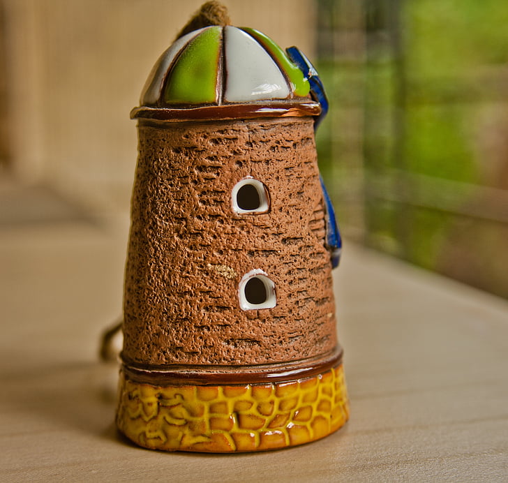 Veterný mlyn, hračka, keramika, vietor