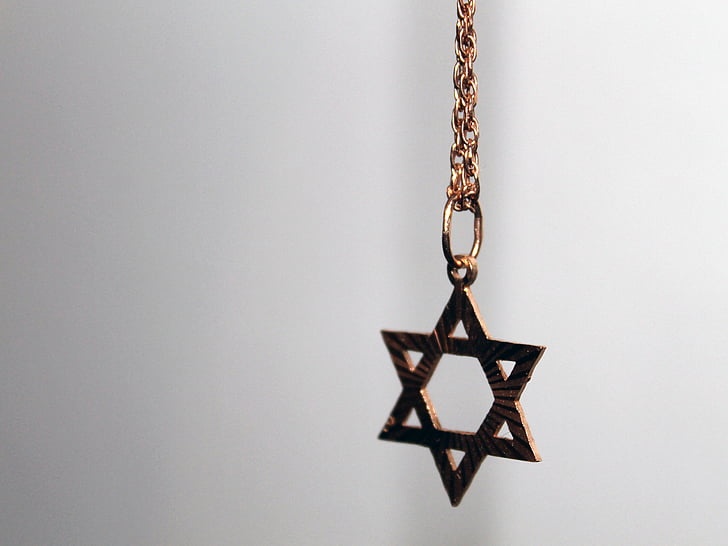 stella di david, ebrei, religione, oro, decorazione