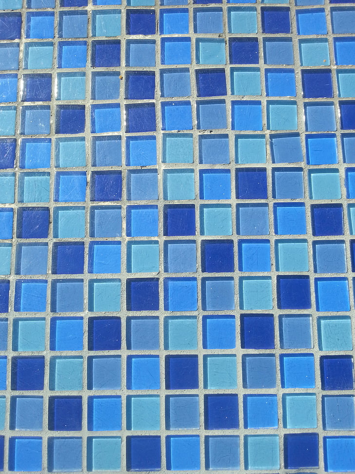 Turkizna, ploščice, modra, vzorec, naključno, polaganje ploščic, Aqua