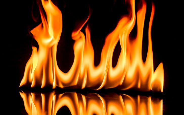 liesma, uguns, apdegums, karstā, gaisma, siltuma, oglēm