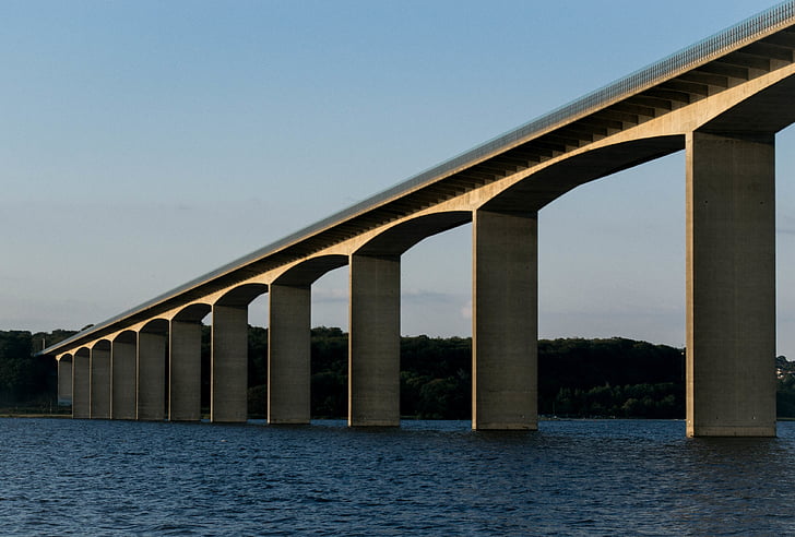архитектура, мост, Канада, крайбрежие, брегова линия, местоназначение, магистрала