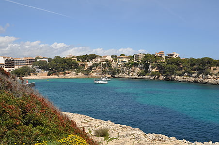 Dovolenka, pobrežie, Mallorca, vody, Beach, more, letné