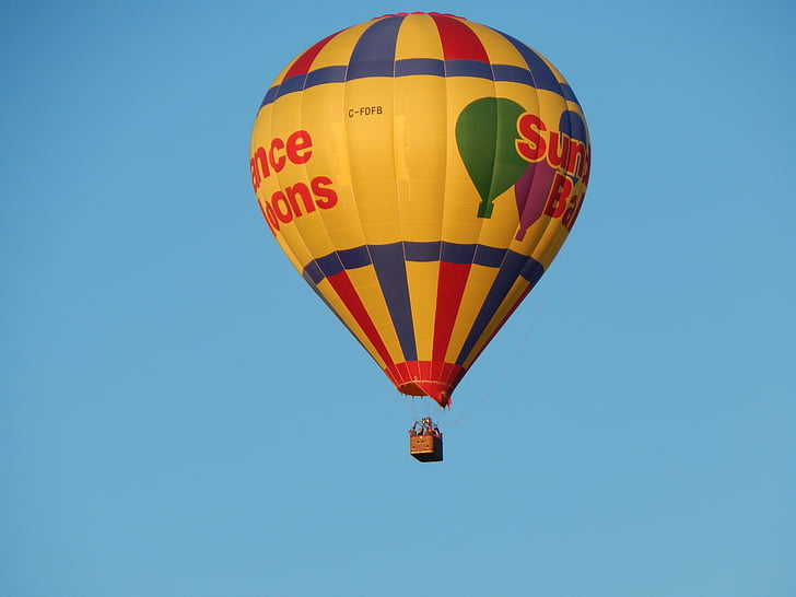 горещ въздушен балон машинист, Горещи, въздух, балон, плаващи, Ride, горещ въздух