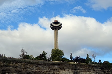 skylon tornis, Niagara pilsēta, Kanāda, Niagara, krīt, slavena vieta, arhitektūra